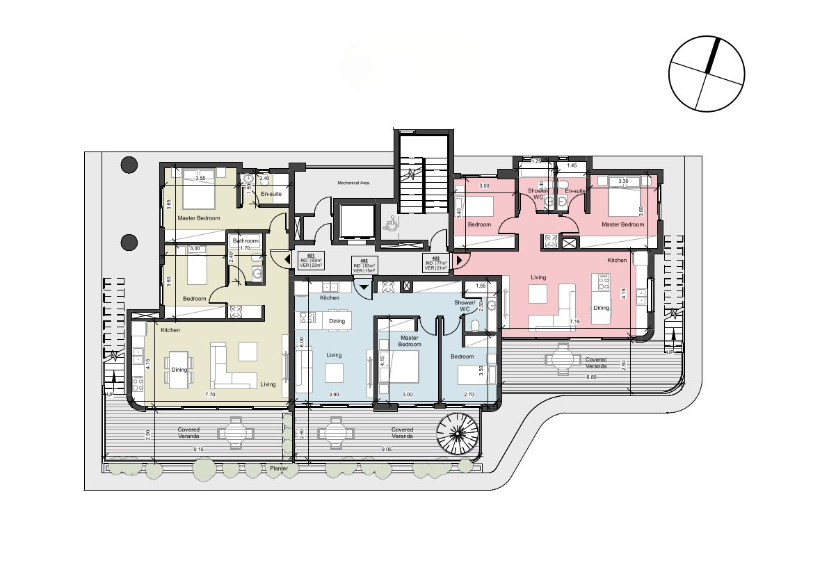 2 BR Penthouse in Germasogeia, Limassol photo 12