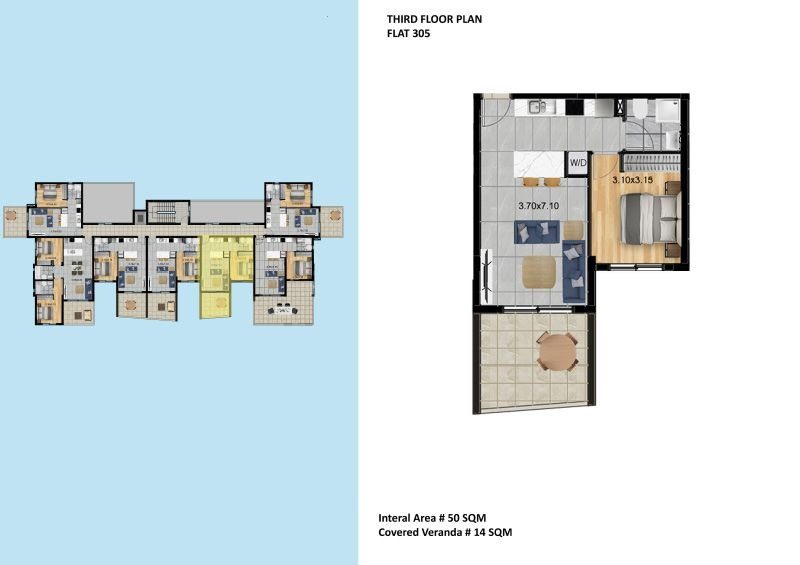 1 BR Apartment in Germasogeia, Limassol photo 15