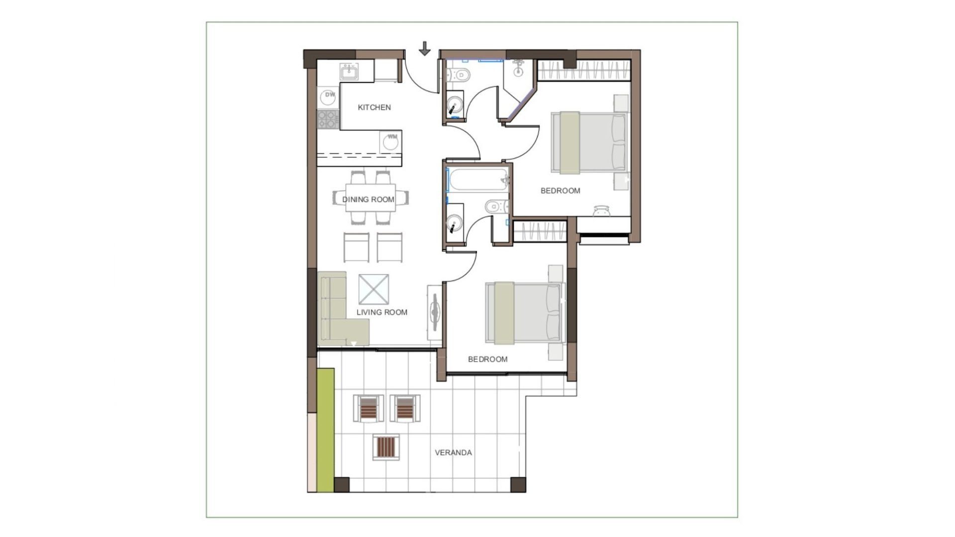 2 BR Apartment in Trachoni, Limassol photo 10