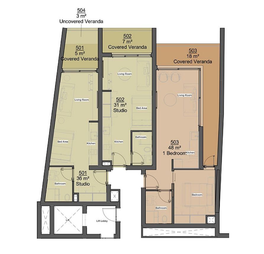 1 BR Apartment in Katholiki, Limassol photo 17