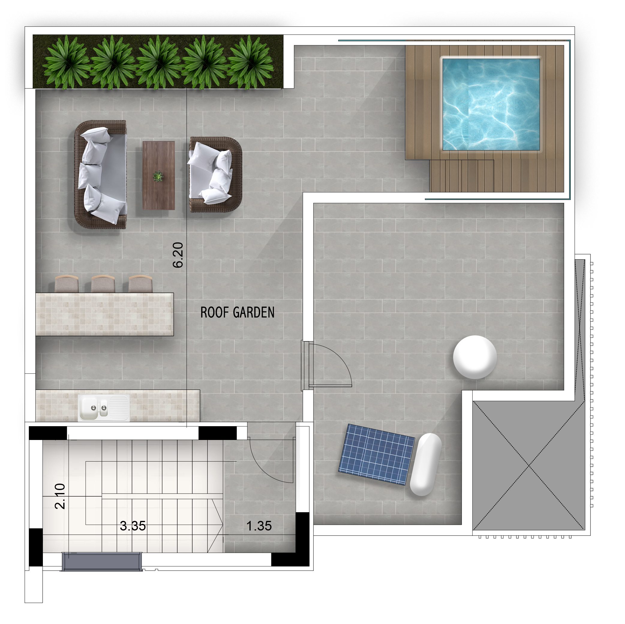 3 BR Mansion villa in Oroklini Tourist Area, Larnaca photo 8
