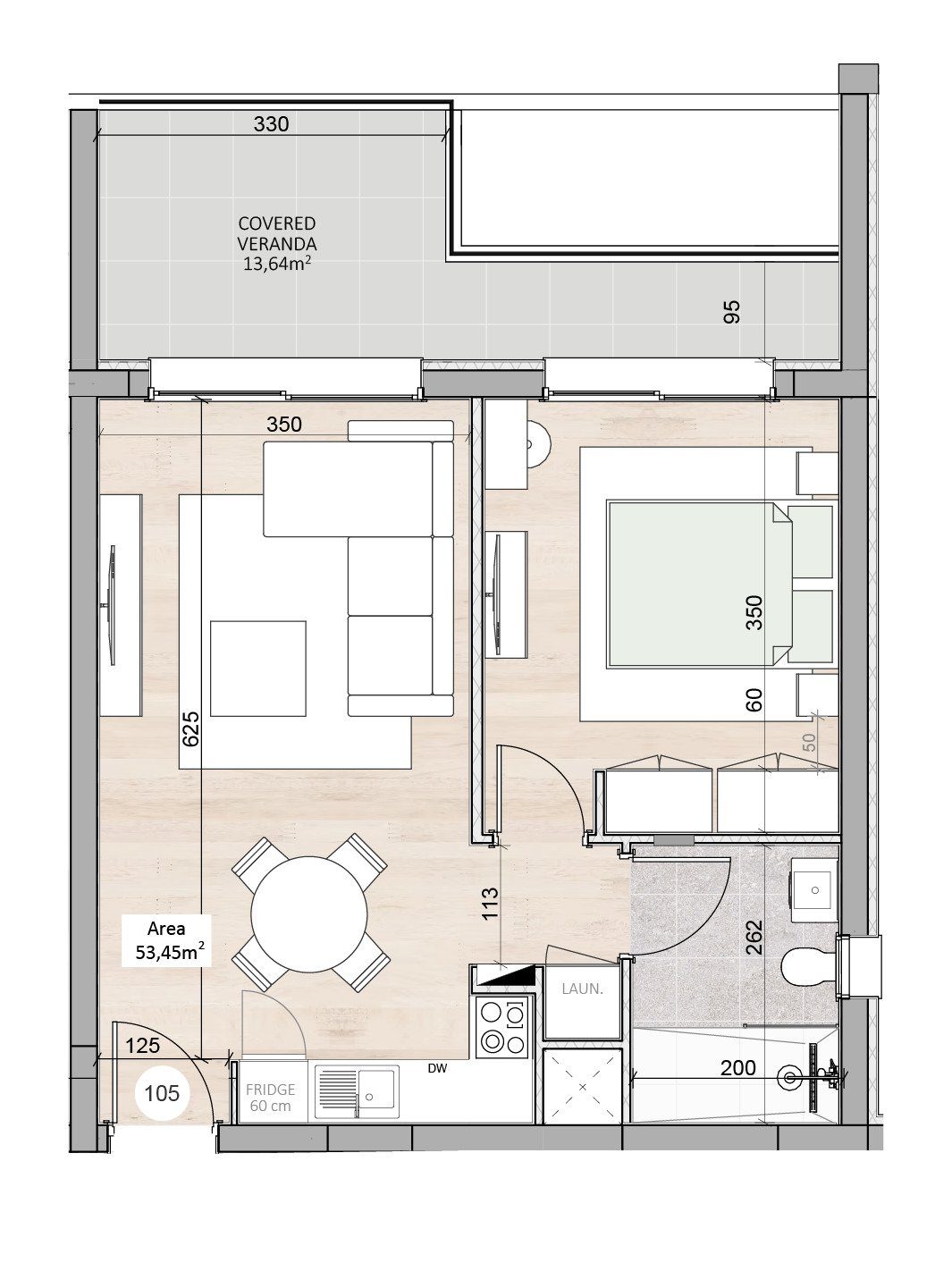 1 BR Apartment in Kapsalos, Limassol photo 9
