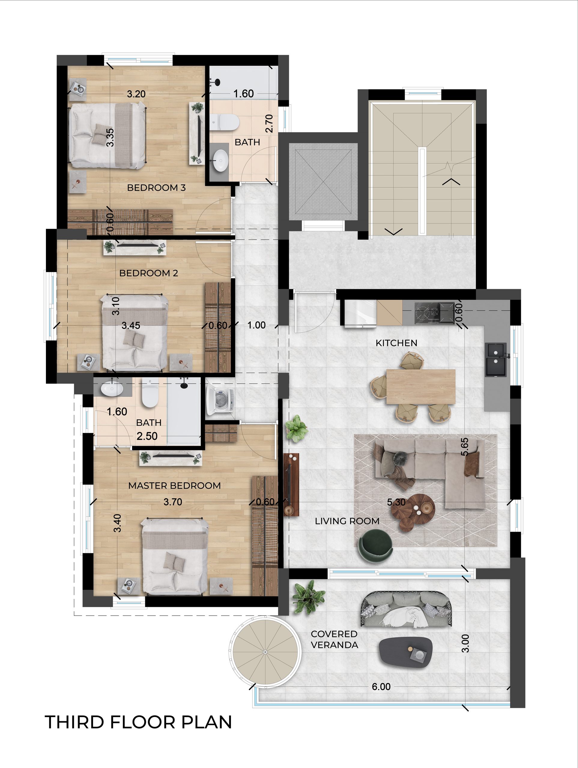 3 BR Penthouse in Agios Athanasios, Limassol photo 7