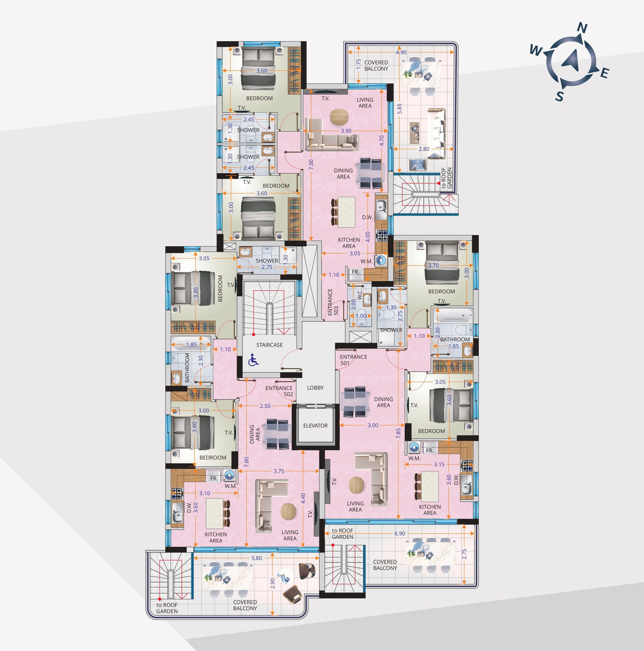 2 BR Penthouse in Makenzy, Larnaca photo 6