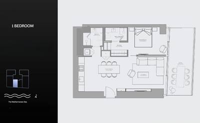 Luksusowy apartament z 1 syp. w Mouttagiaka, Limassol, miniatura 24