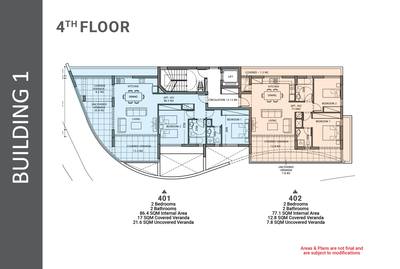 2 BR Penthouse in Agioi Anargyroi I, Larnaca thumbnail 7