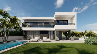 3+1 Bedroom Villa with Sea View in Parekklisia, Limassol thumbnail 2