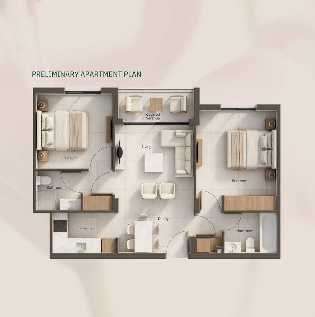 2 BR Apartment in Geroskipou, Paphos photo 12