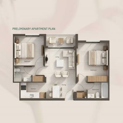 2 BR Apartment in Geroskipou, Paphos thumbnail 12
