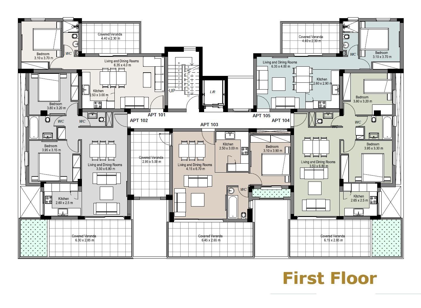 2 BR Apartment in Agios Spyridon, Limassol photo 17