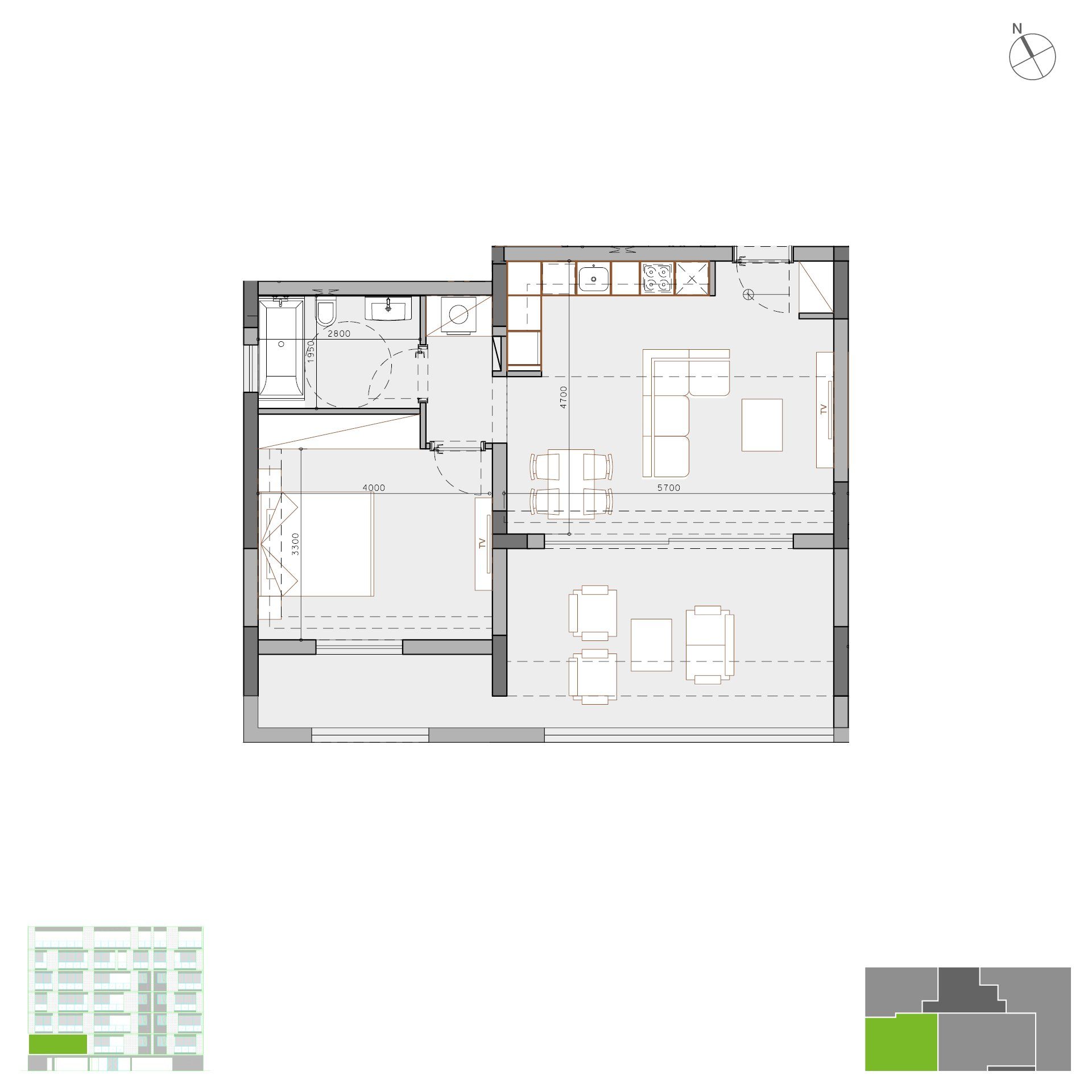 1 BR Apartment in Potamos Germasogeias, Limassol photo 9