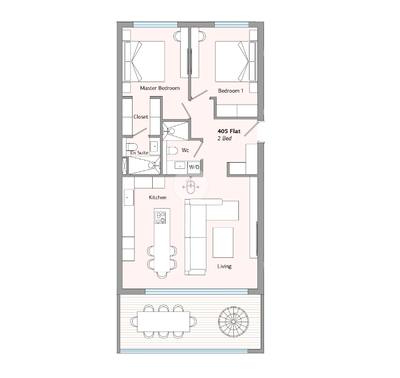 2 BR Penthouse in Germasogeia, Limassol thumbnail 21