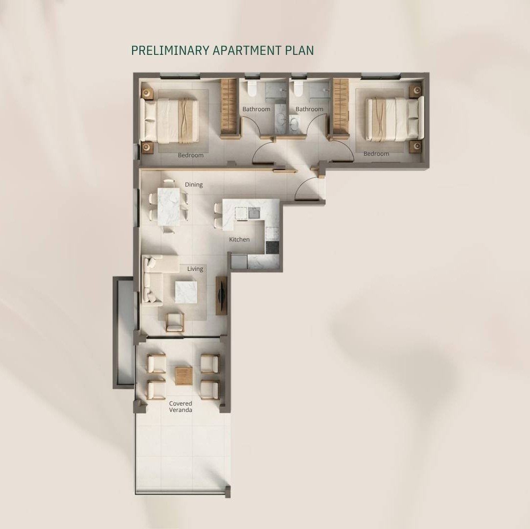 2 BR Apartment in Geroskipou, Paphos photo 12