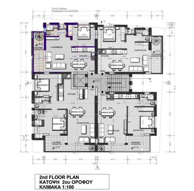 Penthouse z 2 syp. w Kiti, Larnaka, miniatura 6