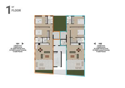 2 BR Apartment in Aglantzia, Nicosia thumbnail 9