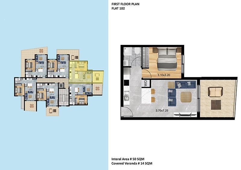 1 BR Apartment in Agia Paraskevi, Limassol photo 11