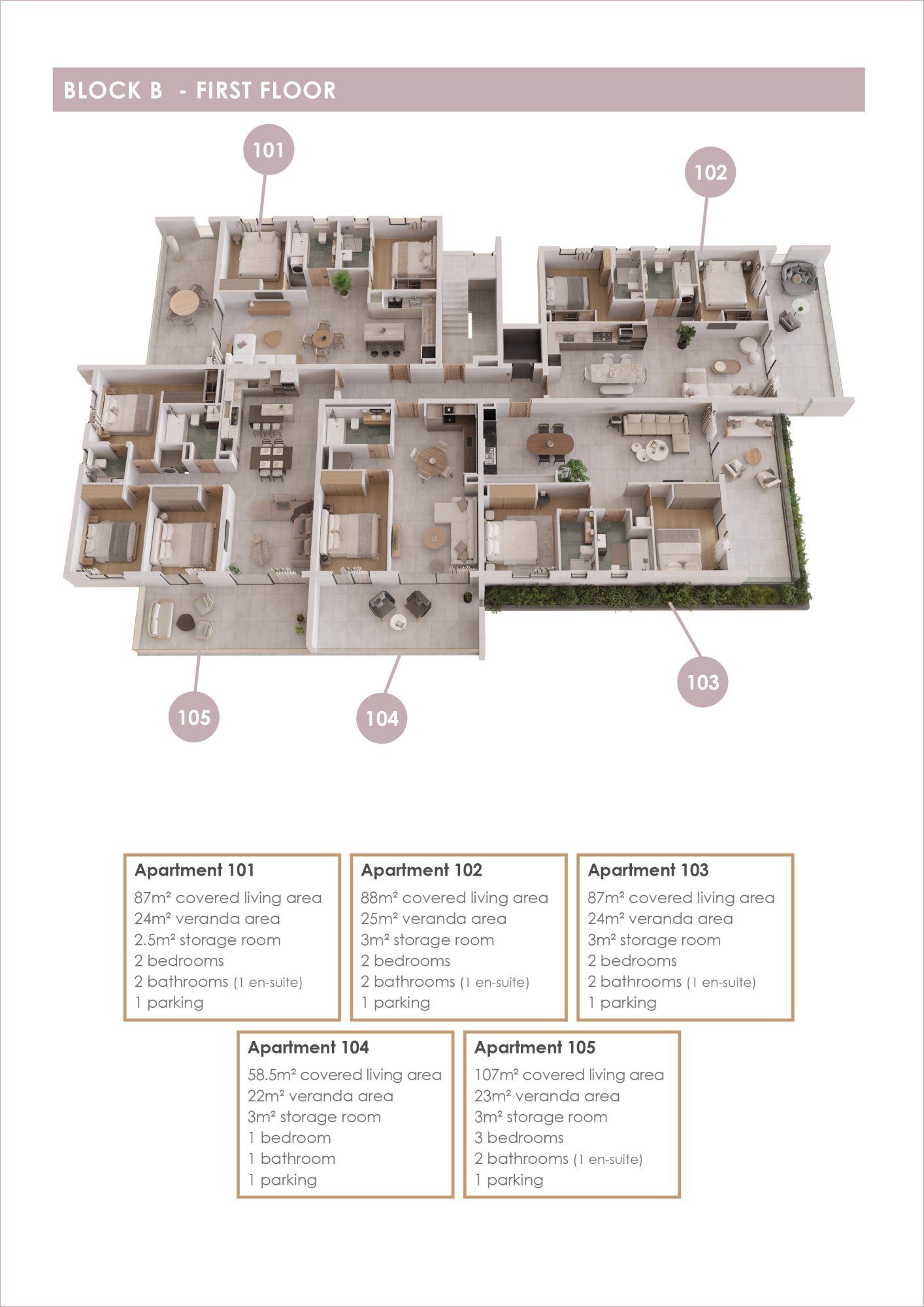 1 BR Apartment in Apostolos Loukas, Larnaca photo 16