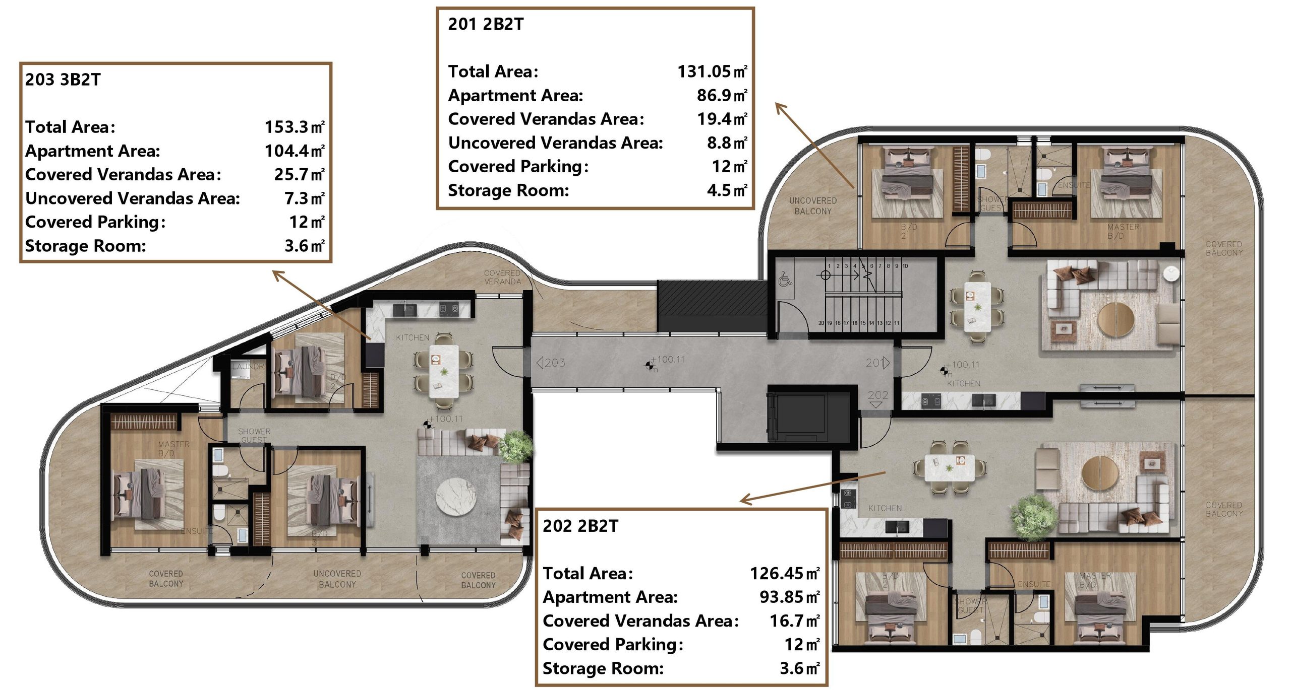 2 BR Apartment in Empa, Paphos photo 13