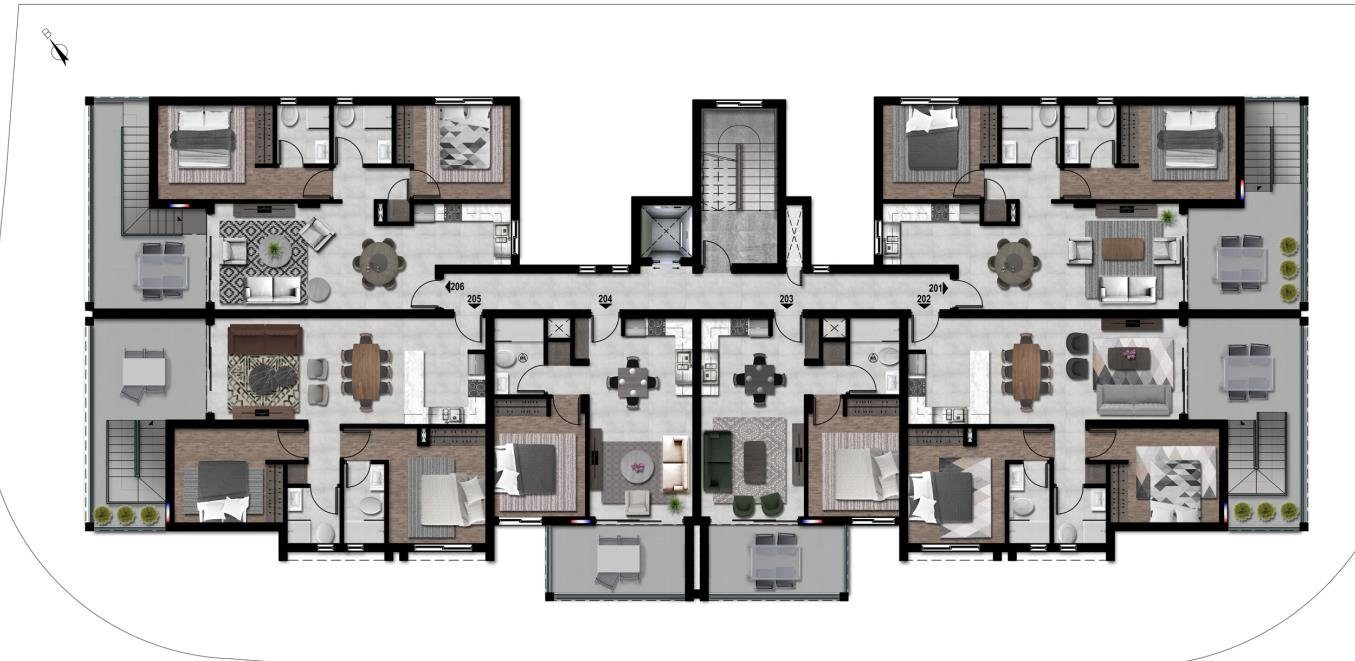 2 BR Penthouse in Aradippou, Larnaca photo 5