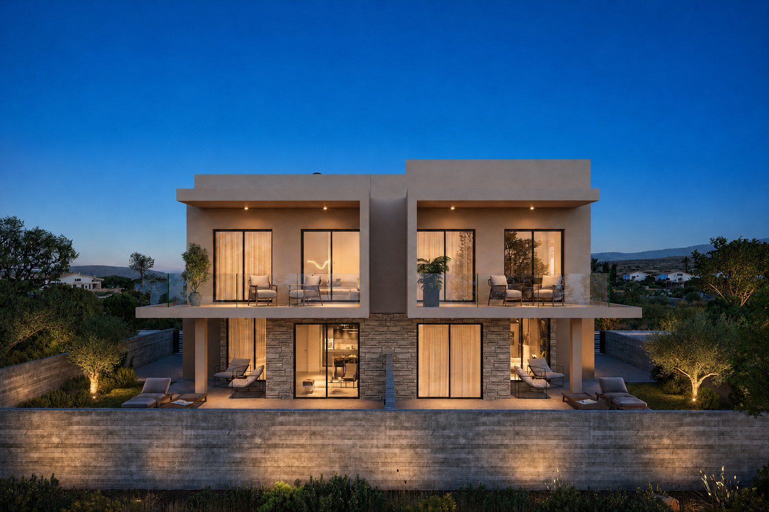 3 BR Semi-detached Villa in Geroskipou, Paphos