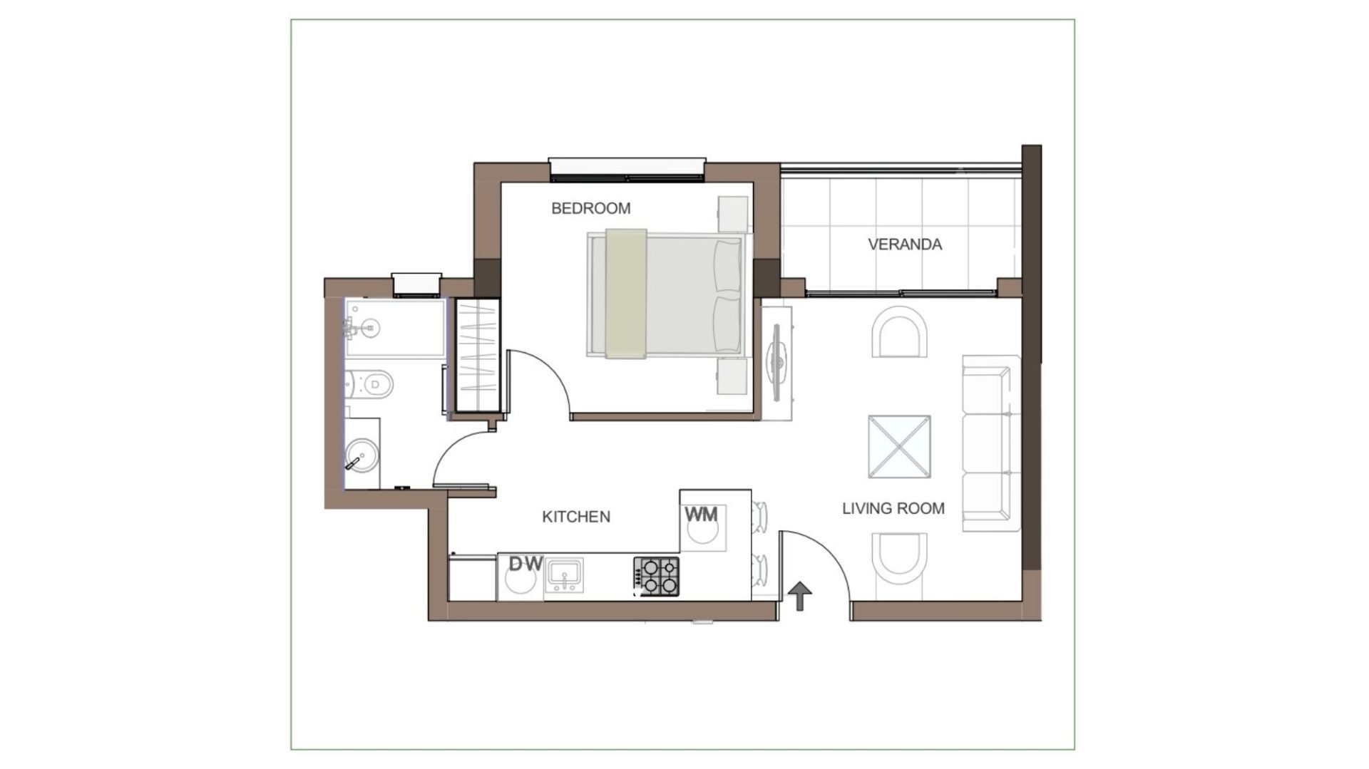 1 BR Apartment in Trachoni, Limassol photo 9