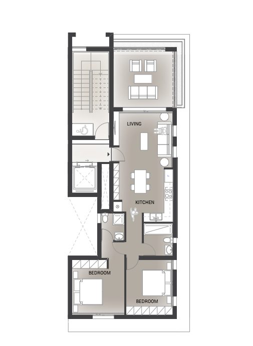 2 BR Penthouse in Arch Makarios III, Larnaca photo 17