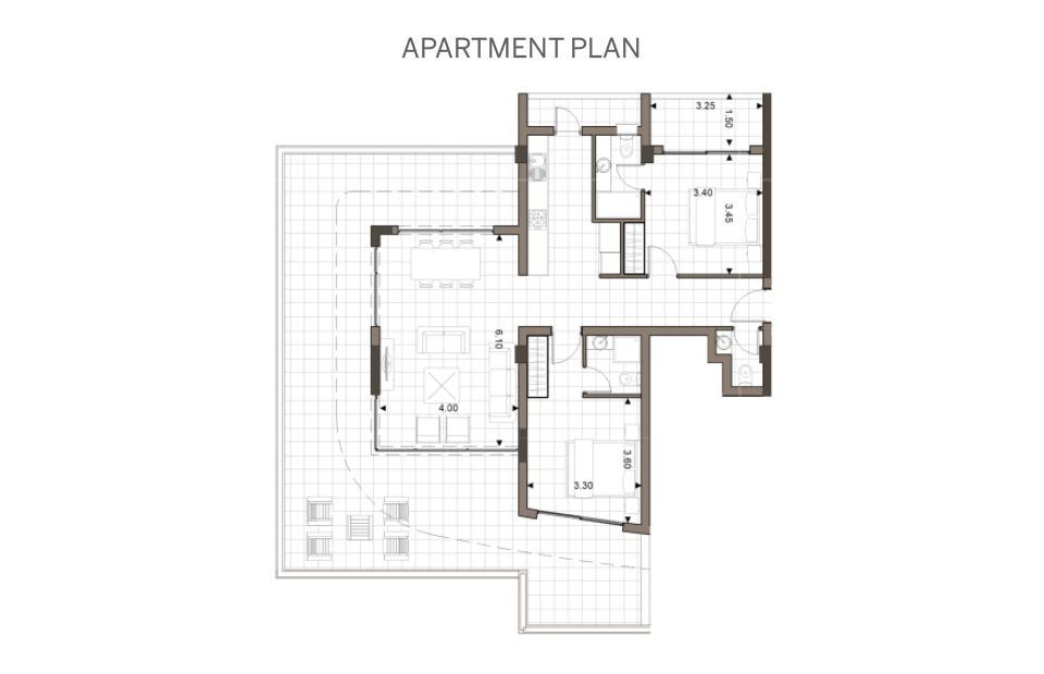 2 BR Penthouse in Trachoni, Limassol photo 15