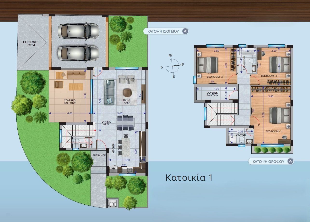 3 BR House in Oroklini, Larnaca photo 6
