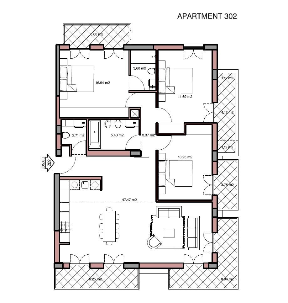 3 BR Luxury Apartment in Potamos Germasogeias, Limassol photo 14