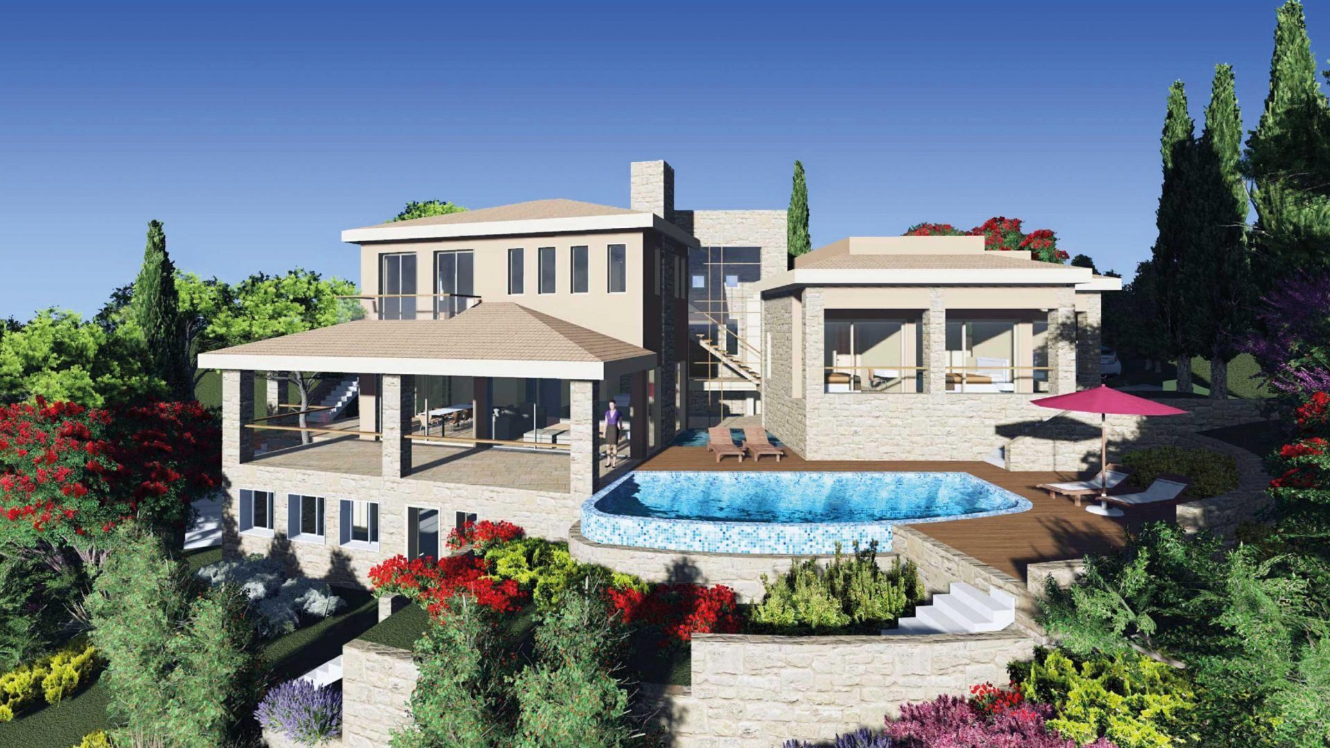 3 BR Villa in Tala, Paphos