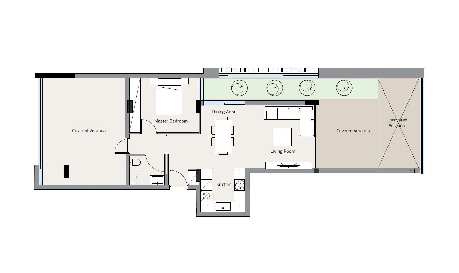 2 BR Apartment in Germasogeia, Limassol photo 14