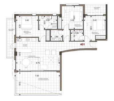 3 BR Penthouse in Trachoni, Limassol thumbnail 9