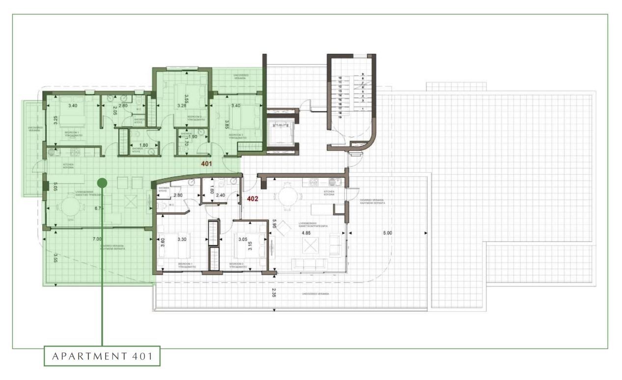 3 BR Penthouse in Trachoni, Limassol photo 10
