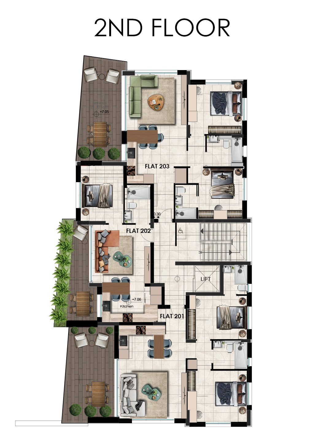 2 BR Apartment in Strovolos, Nicosia photo 16