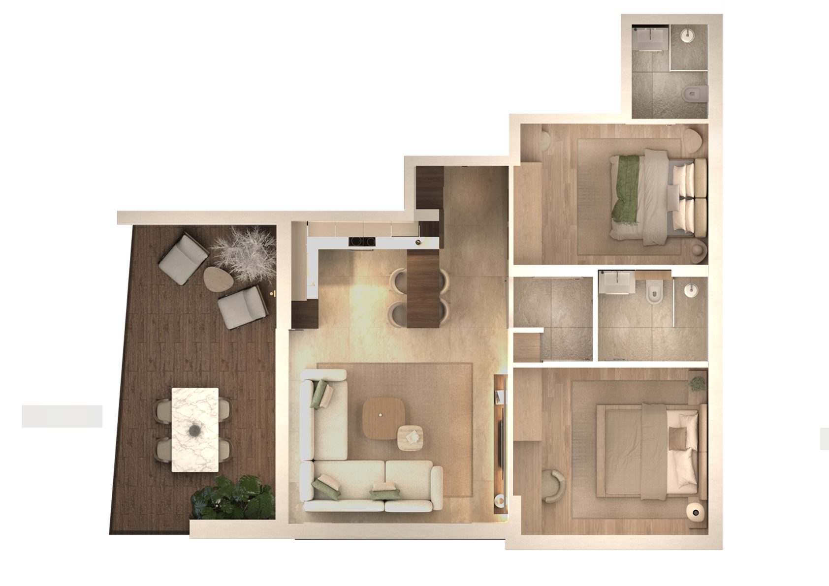 2 BR Apartment in Strovolos, Nicosia photo 15