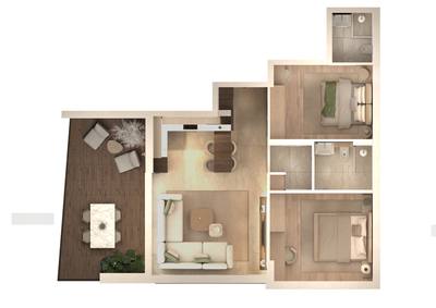 2 BR Apartment in Strovolos, Nicosia thumbnail 15