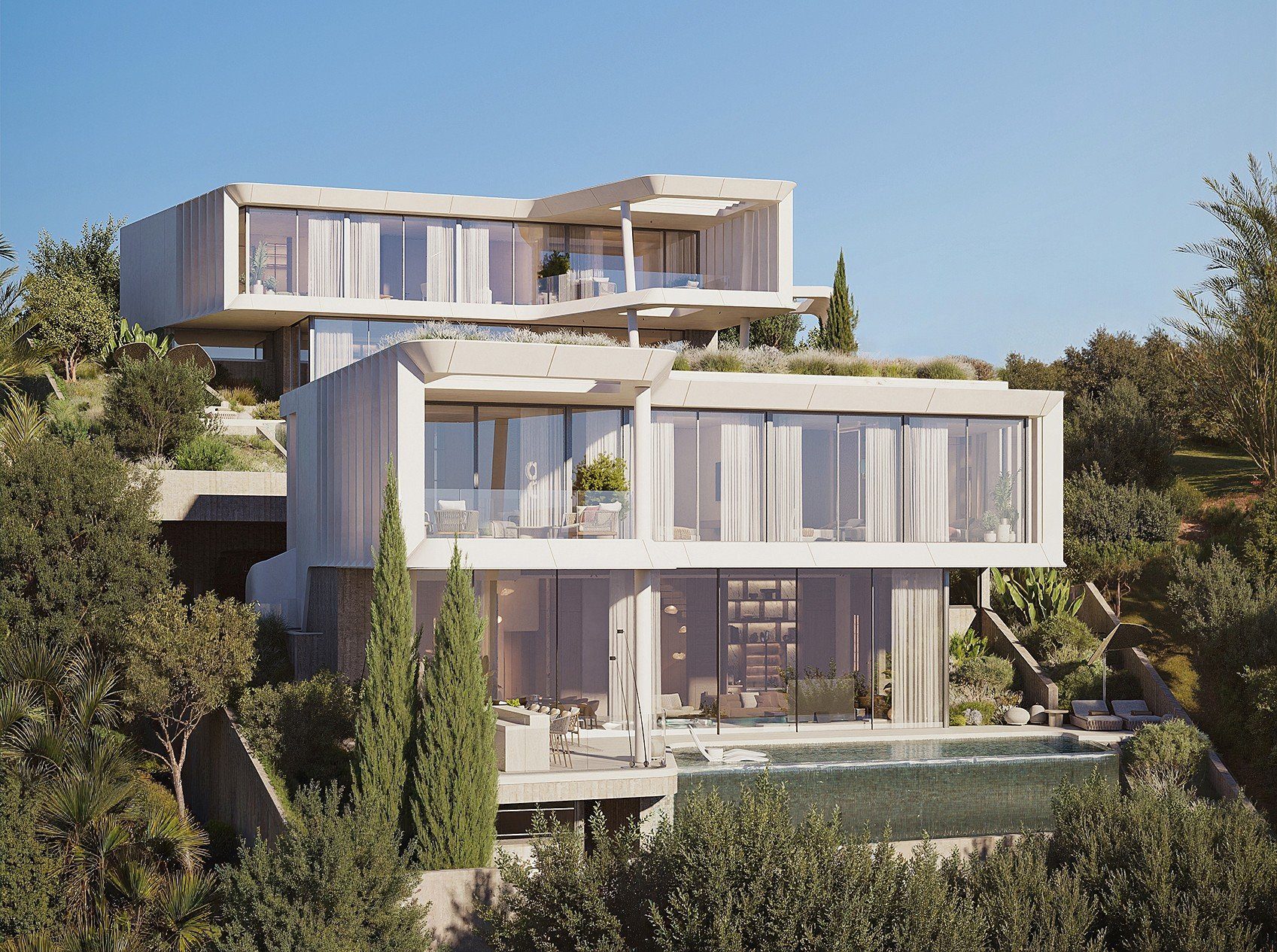 5 BR Exclusive Villa with panoramic sea views in Agios Tychonas, Limassol — photo 6