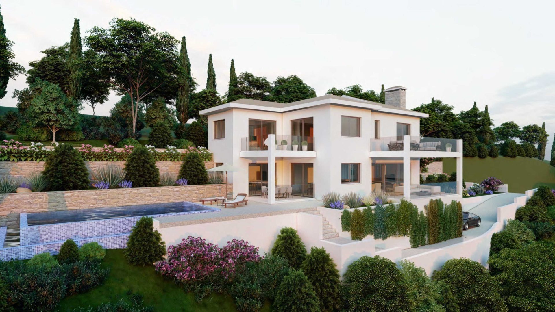 5 BR Villa in Tala, Paphos