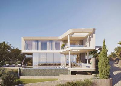 Ekskluzywna Willa z 5 syp. z panoramicznym widokiem na morze w Agios Tychonas, Limassol, miniatura 1
