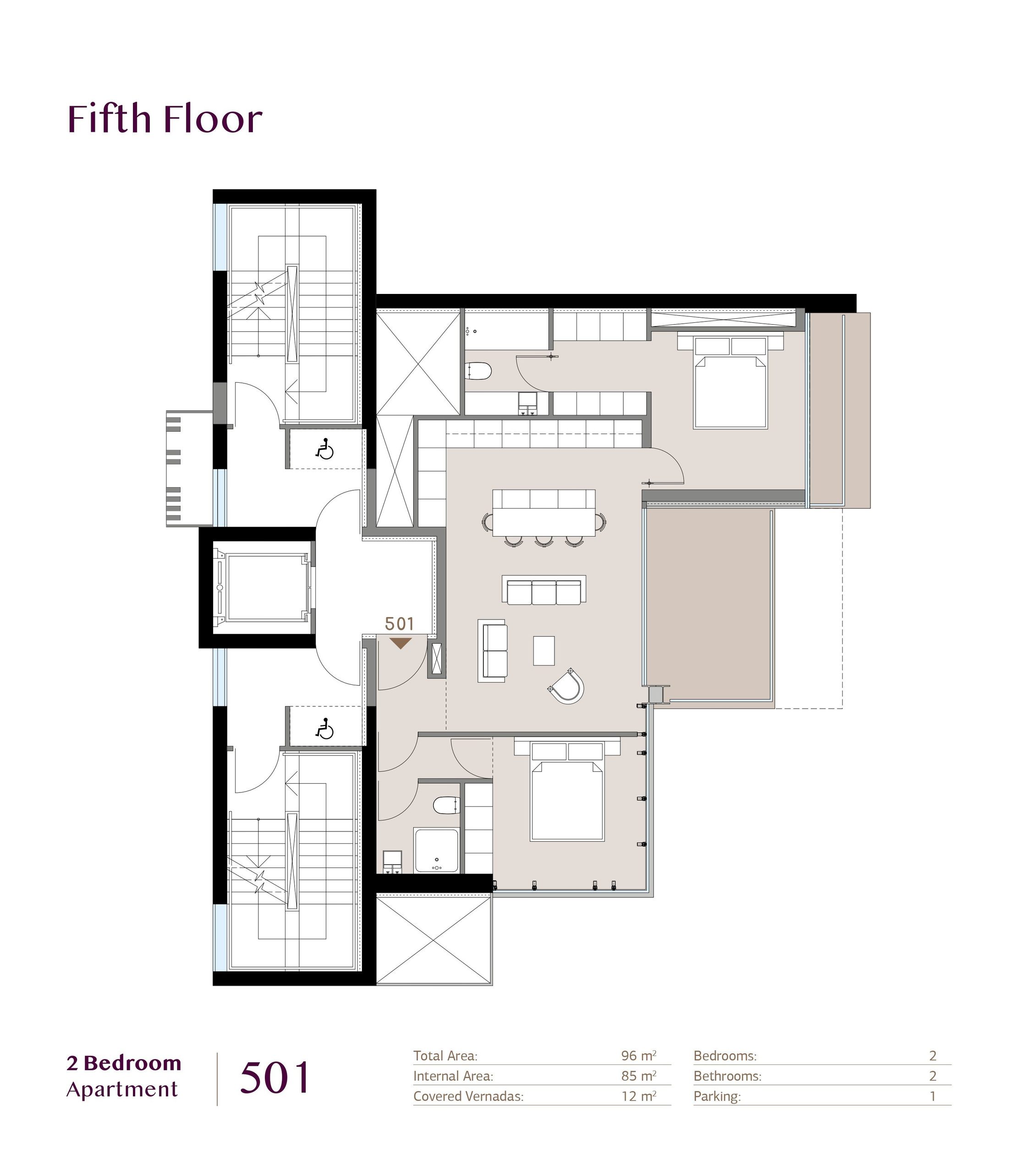 2 BR Apartment in Arch Makarios III, Larnaca photo 10