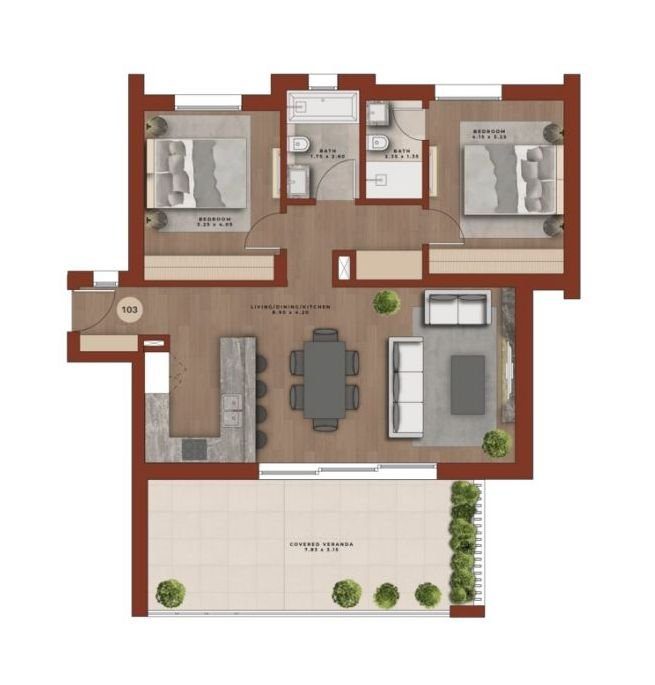 2 BR Apartment in Potamos Germasogeias, Limassol photo 16
