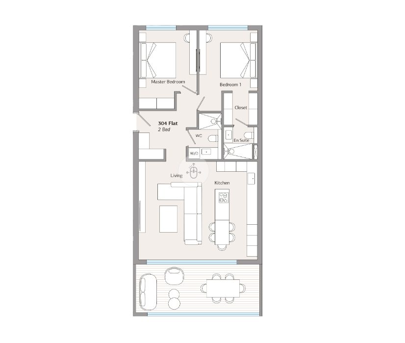 2 BR Apartment in Germasogeia, Limassol photo 20
