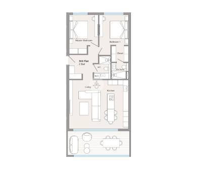 2 BR Apartment in Germasogeia, Limassol thumbnail 20