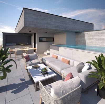 Penthouse z 2+1 syp. w Agios Georgios, Limassol, miniatura 7