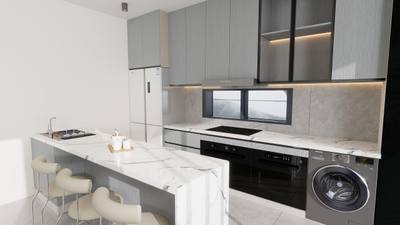 Penthouse z 2+1 syp. w Agios Georgios, Limassol, miniatura 13