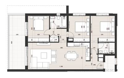3 BR Apartment in Mesa Geitonia, Limassol thumbnail 11
