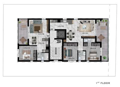 1 BR Apartment in Kato Polemidia, Limassol thumbnail 8