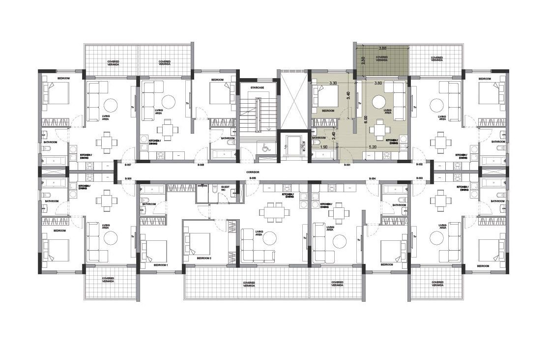 1 BR Apartment in Asomatos, Limassol photo 15