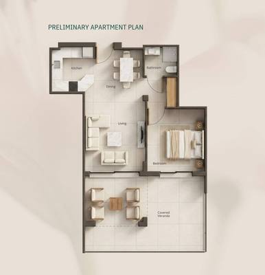 1 BR Apartment in Geroskipou, Paphos thumbnail 12