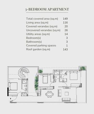 3 BR Penthouse in Livadia, Larnaca thumbnail 18
